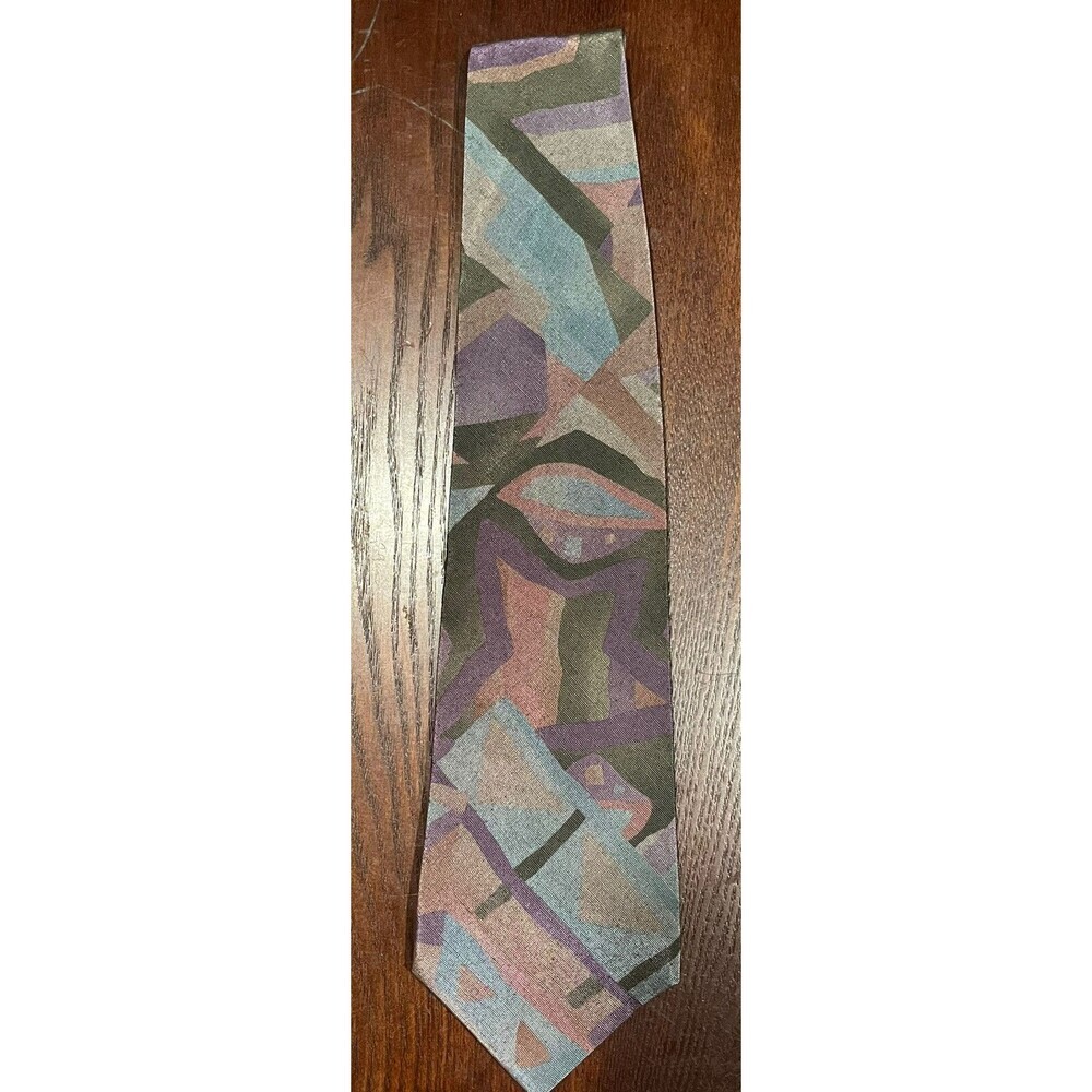 VINTAGE Tango by Max Raab Men's Necktie Abstract Design Made in USA